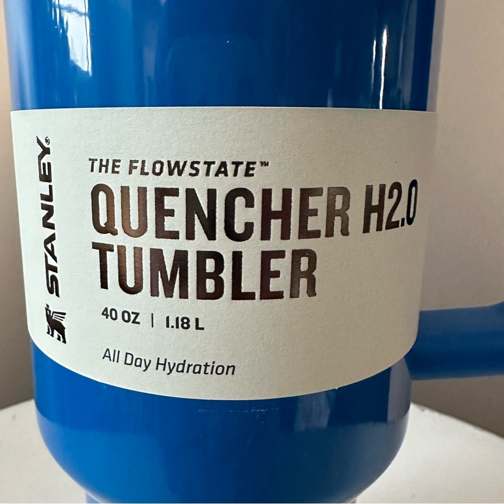 NIB STANLEY ARCTIC TWIST THE QUENCHER H2.0 FLOWSTATE TUMBLER 40 OZ 2 XTRA STRAWS - Picture 4 of 11
